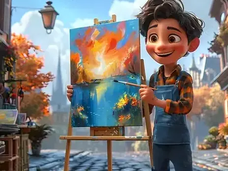 Arte ilustrativa de animação